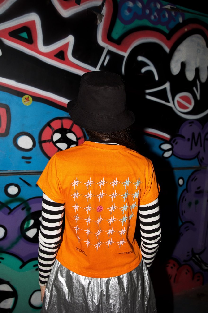 PRIDE COLLECTION TURUNCU CROP TOP