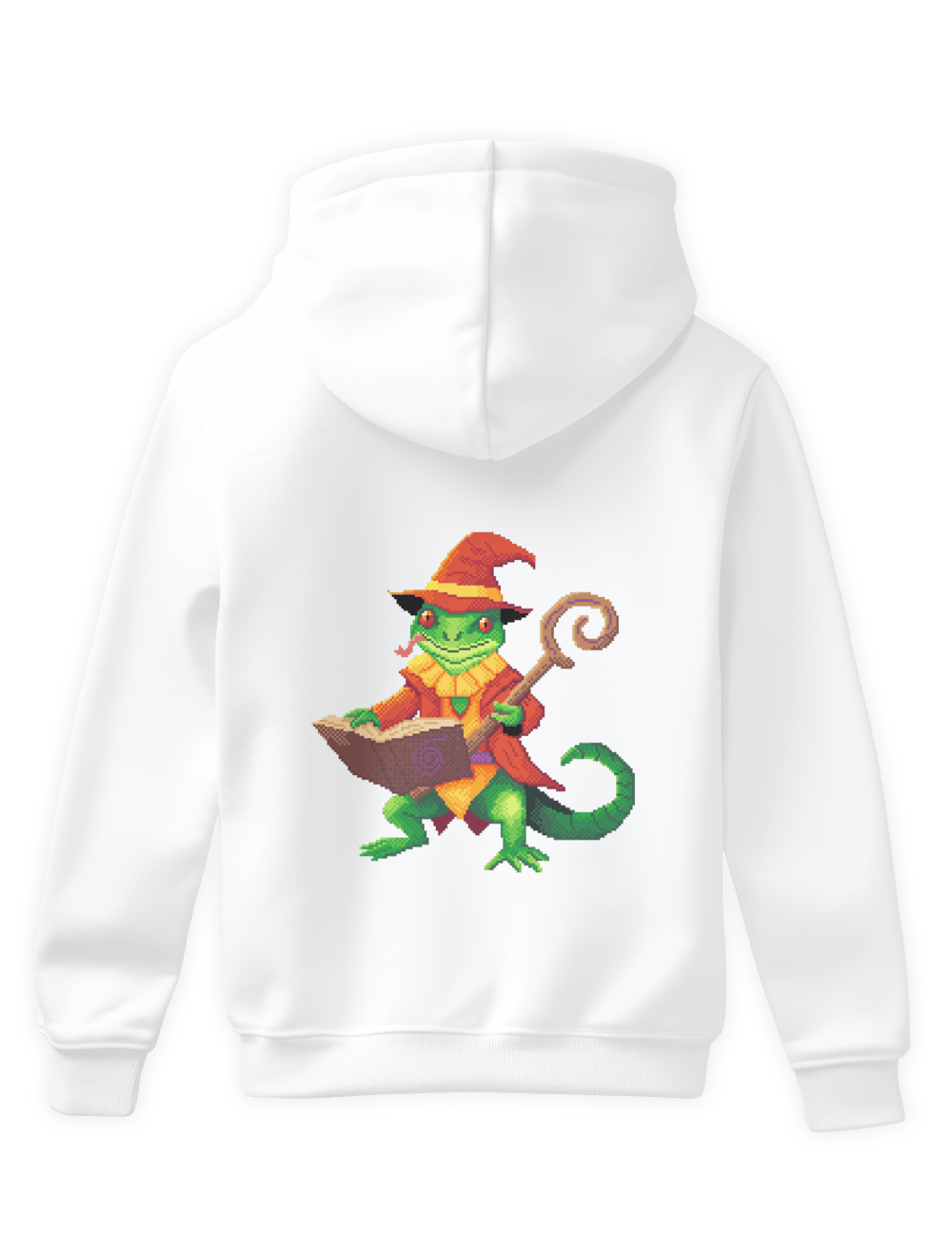 Wizard Lizard Hoodie Sırt Baskı