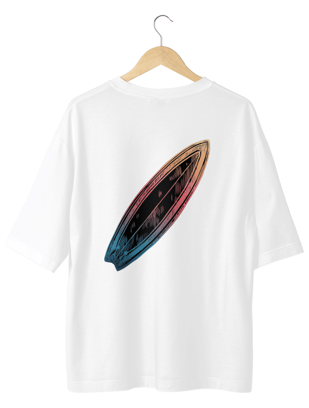 Surf Board Unisex Oversize T-Shirt