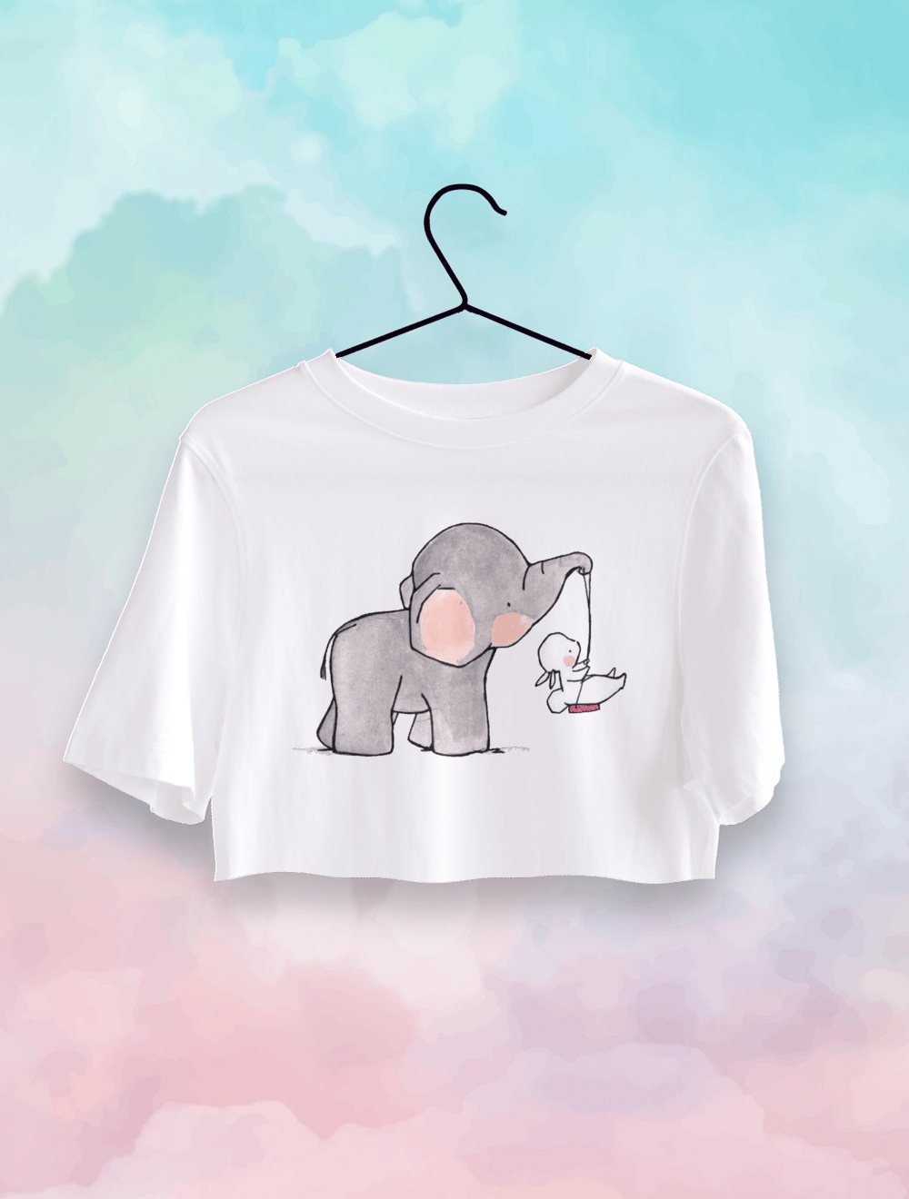 MonaSeraaShop Crop Top Oversize 2710255