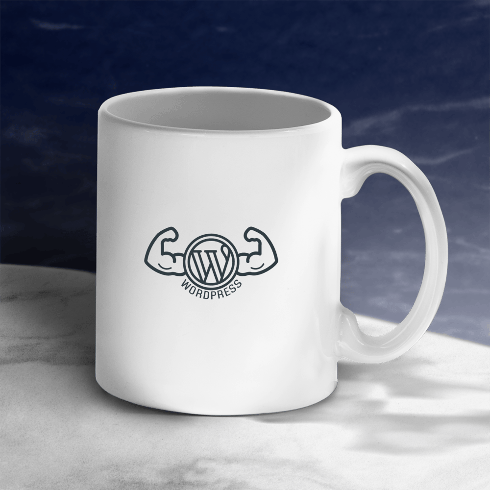 Wordpress Logo Baskılı Kupa