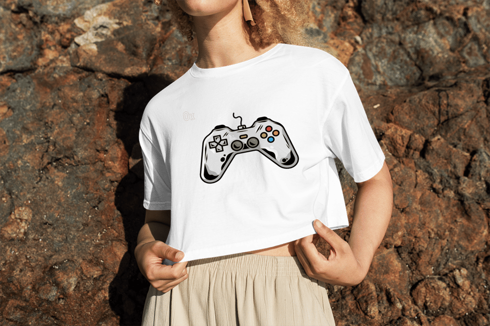 Game Console Crop Top