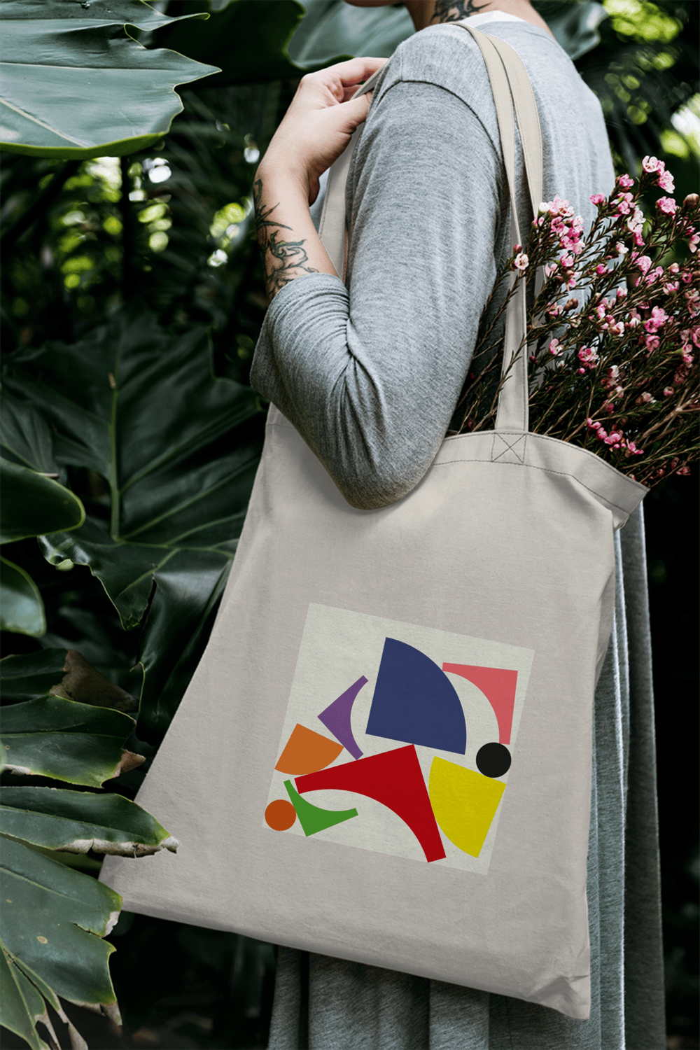 Geometric Tote Bag
