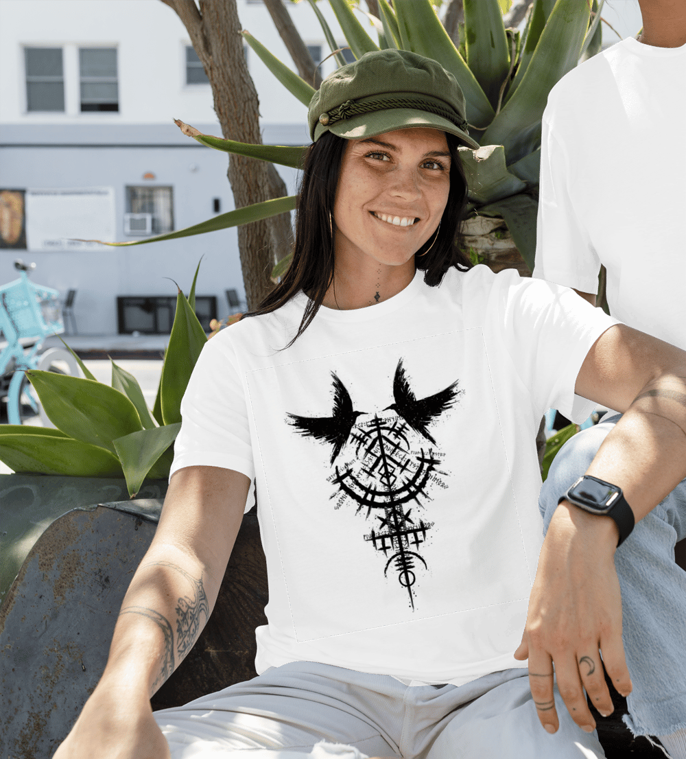 Tasarım Merkezi Viking Raven TShirt 8161729