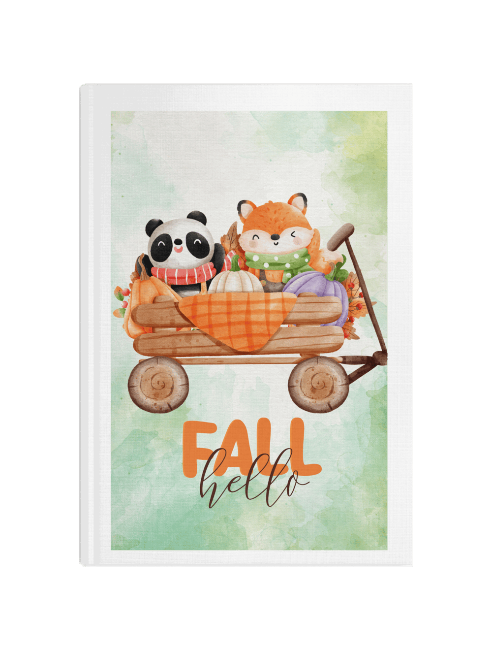 Panda ve Tilki Defter Yeşil