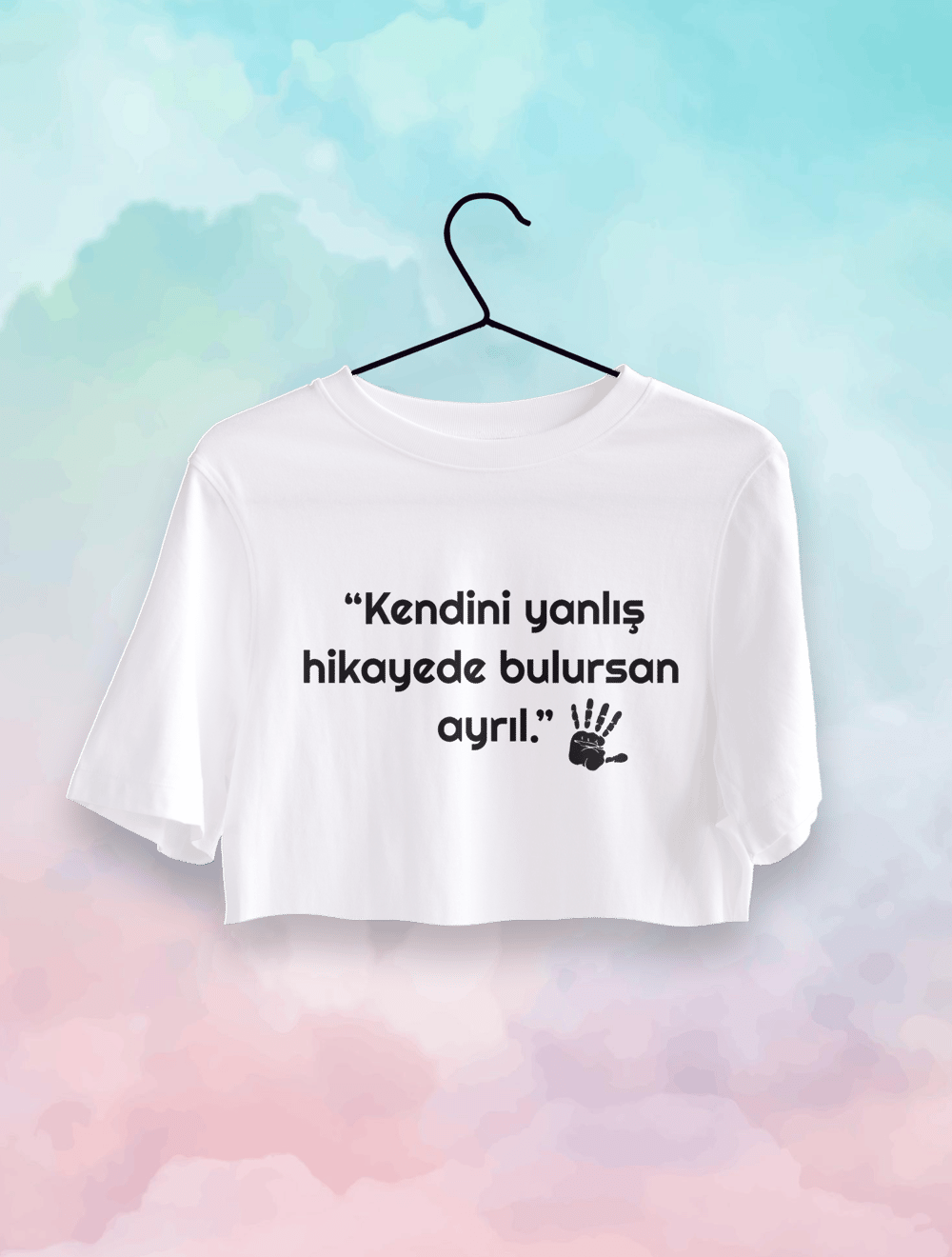 MonaSeraaShop Crop Top Oversize 9492035