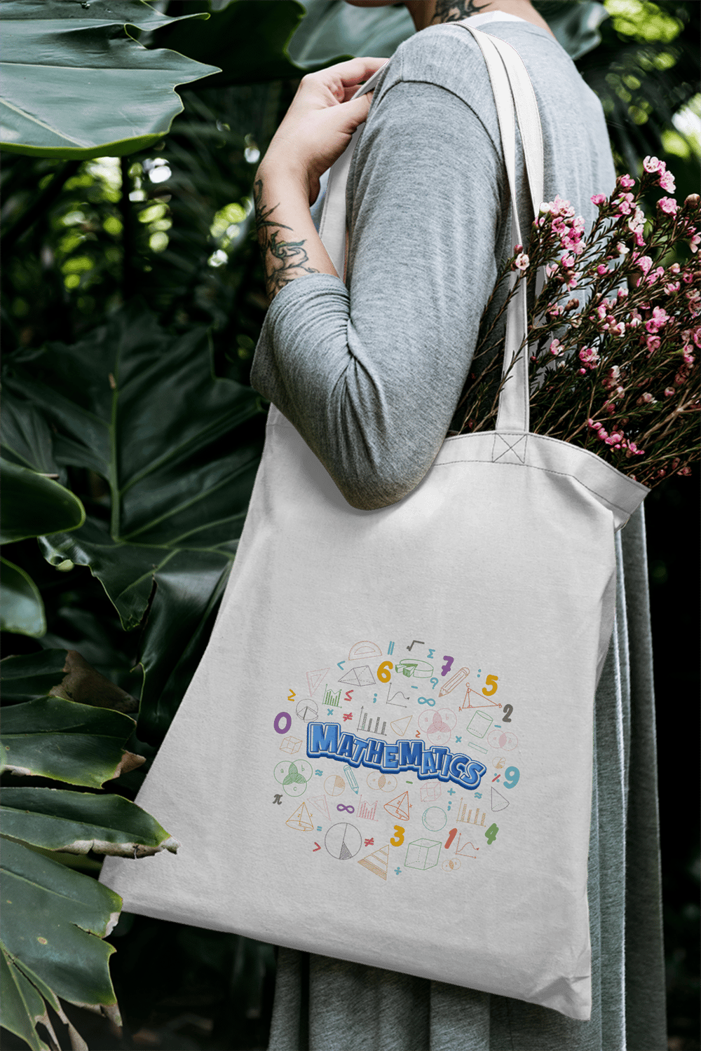 Matematik Giyim Bez Çanta 9181633