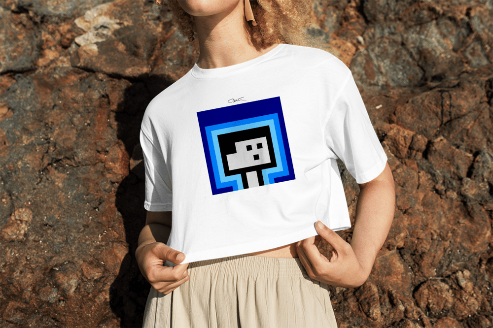 Pixel Art Blue