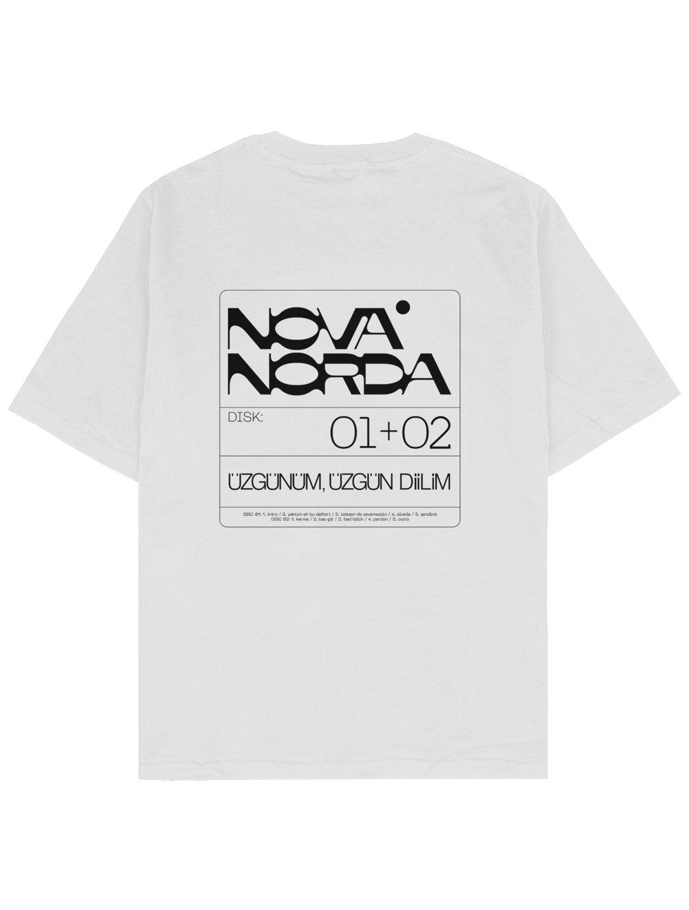 NN OFF WHITE OVERSIZE T SHIRT