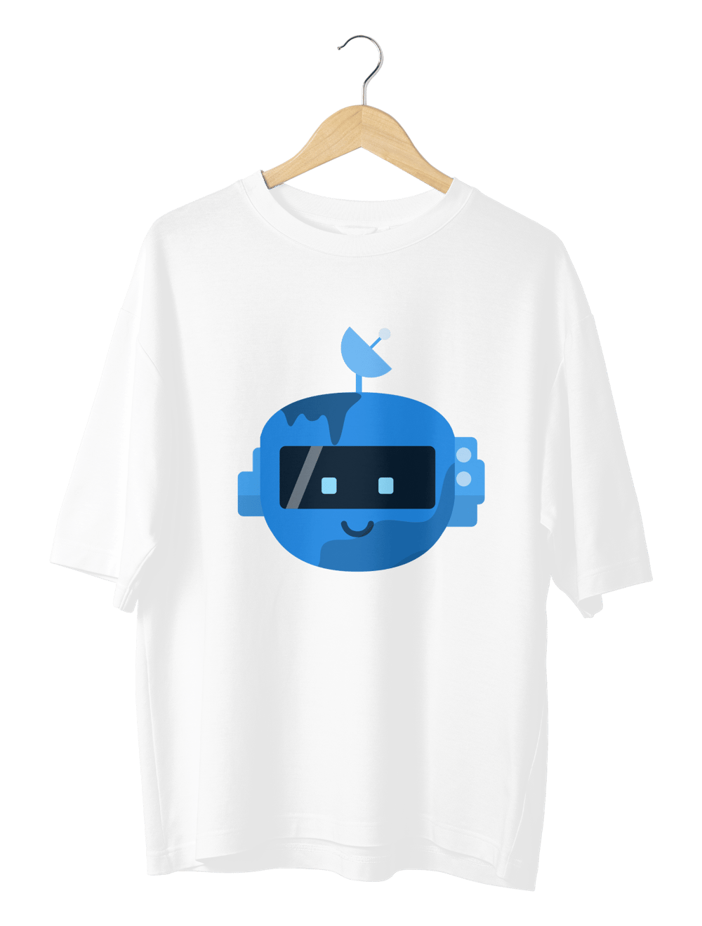 Serinletici Oversize TShirt Robot 3