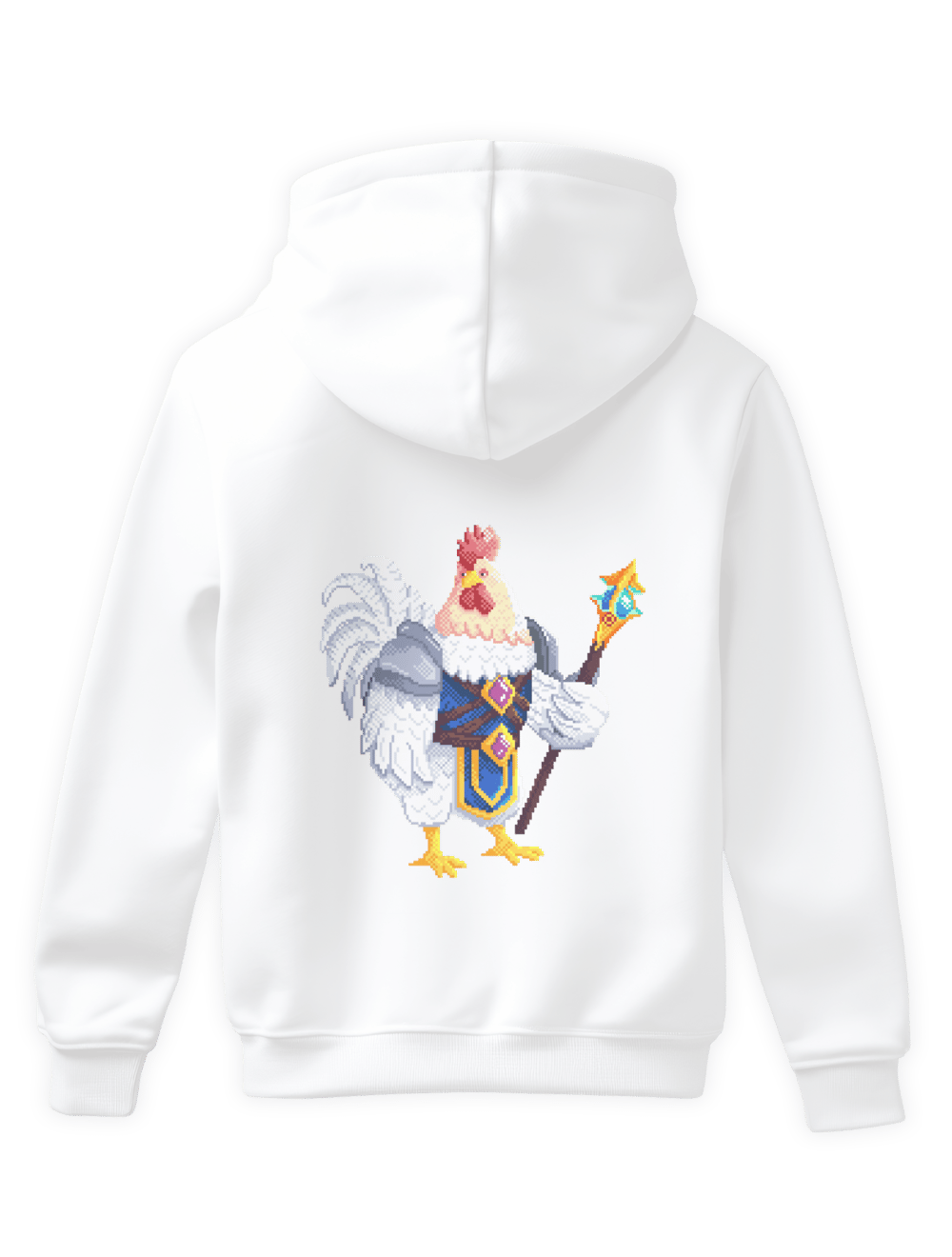 Cleric Chicken Hoodie Sırt Baskı