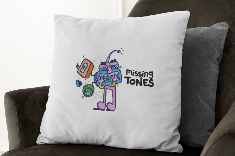 Missing Tones Yastık