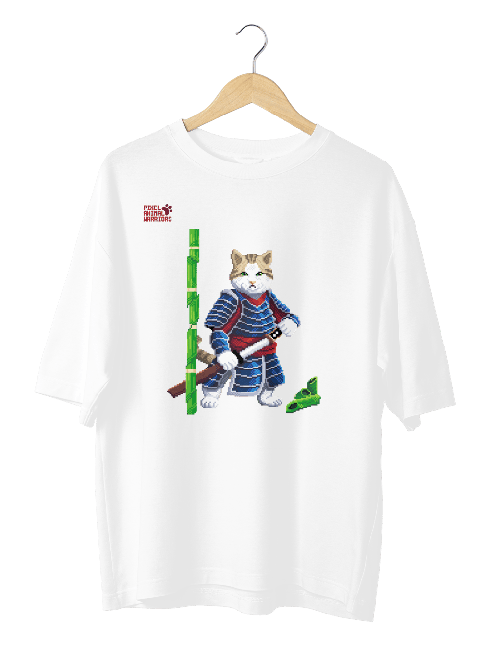 Samurai Cat Oversize Tshirt