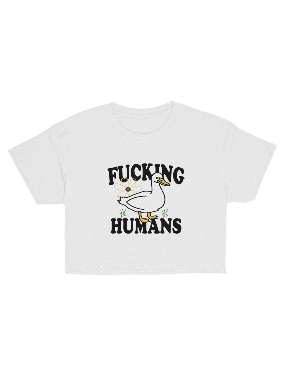 F*cking Humans Crop Top