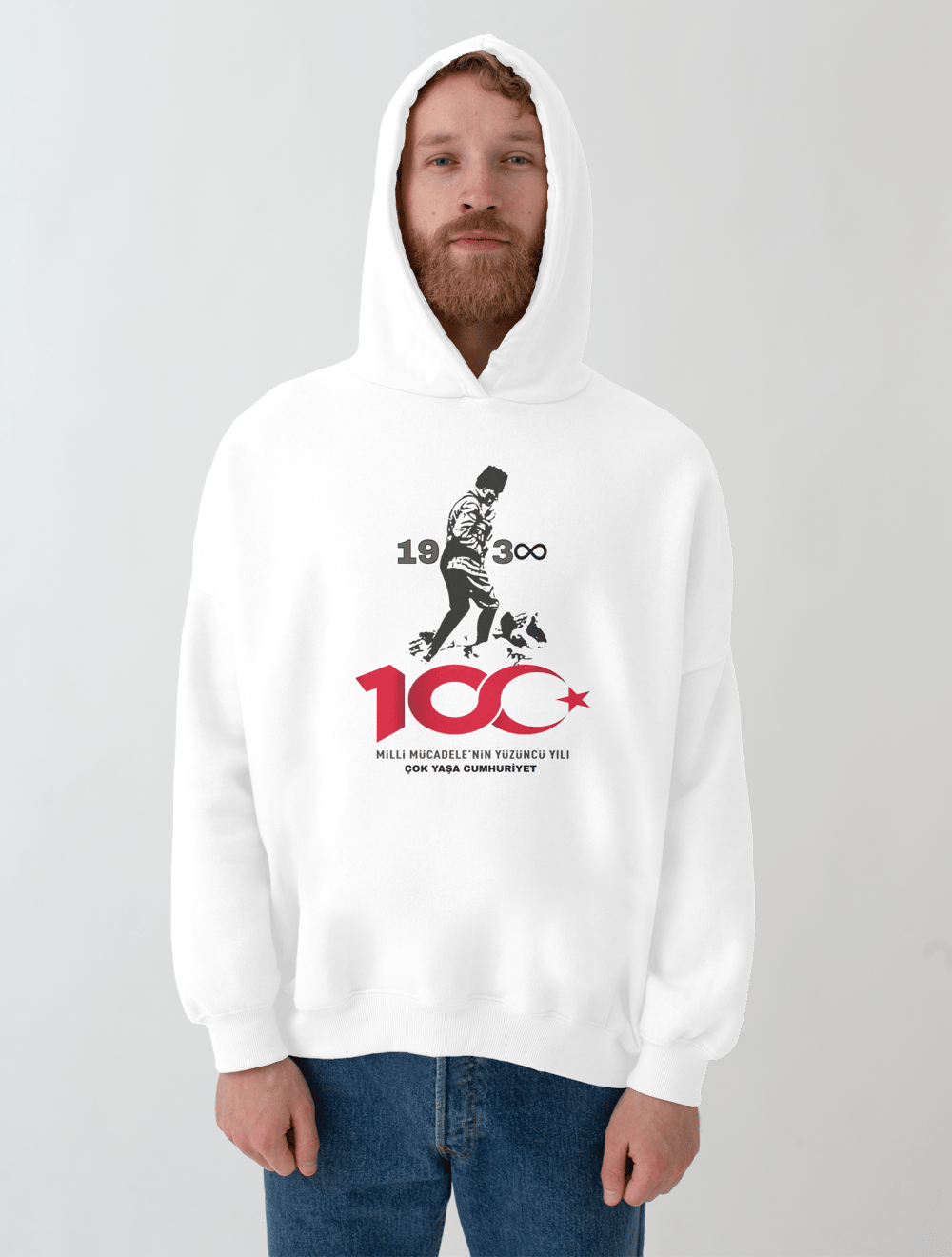 Cumhuriyetin 100 yılına özel hoodie