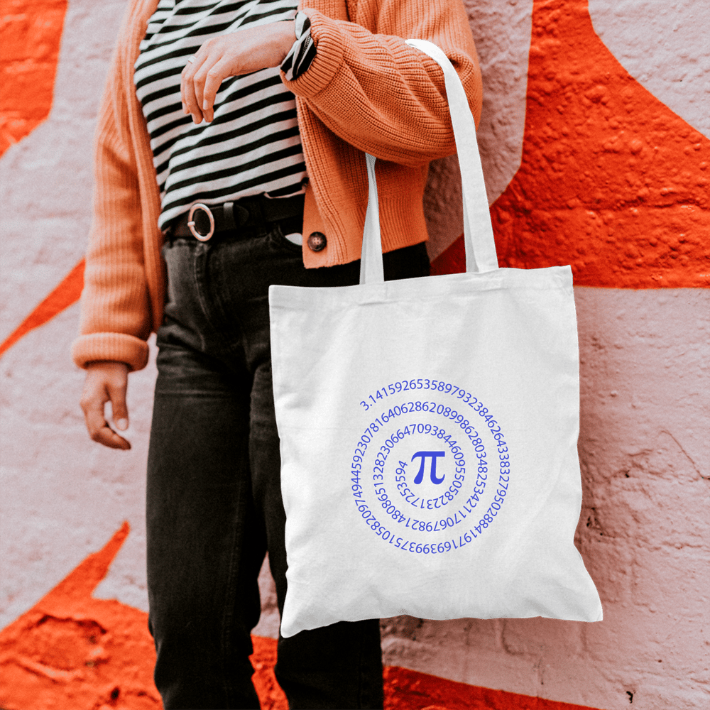 Pi Sayısı Bez Çanta