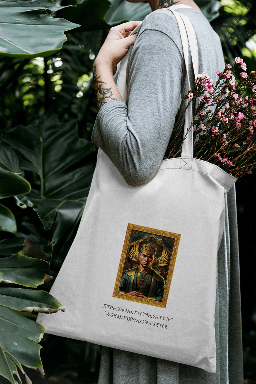 Aşina soyu Bilge kağan Bez Çanta 8222013