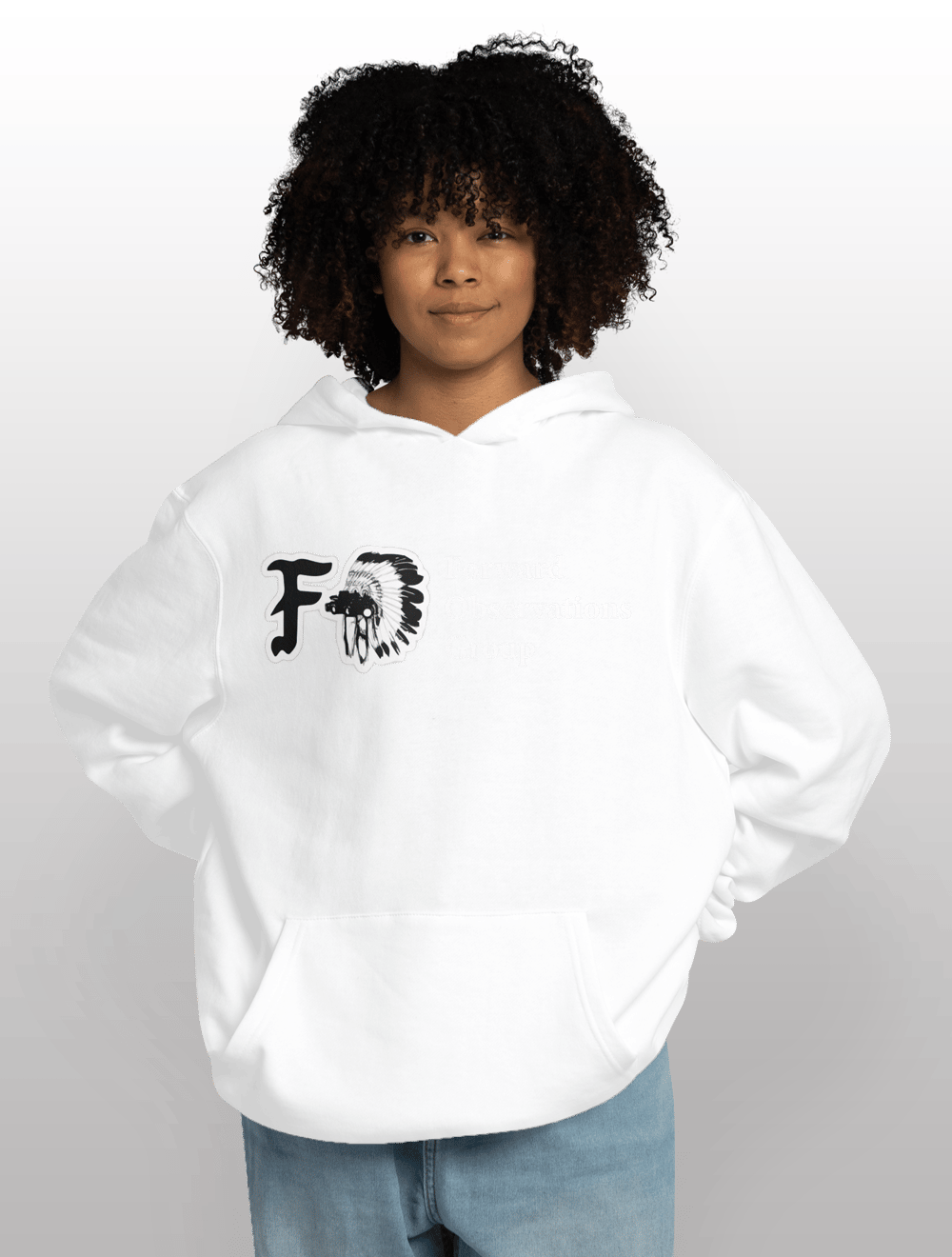 SOF Forward Baskılı Oversize Hoodie