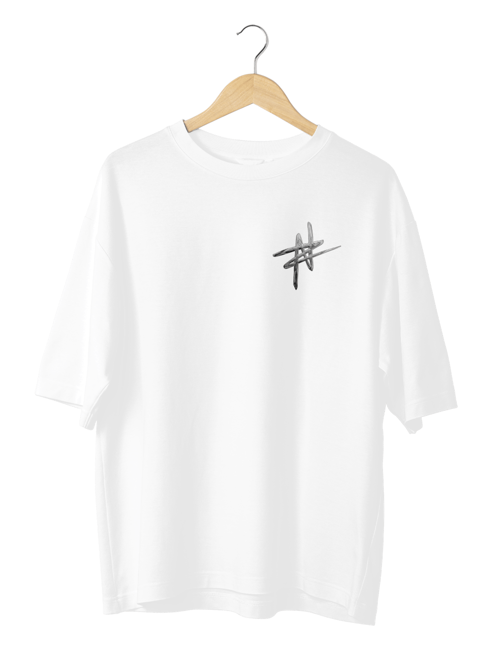 NOVA NORDA SILVER OVERSIZE SİYAH TSHIRT