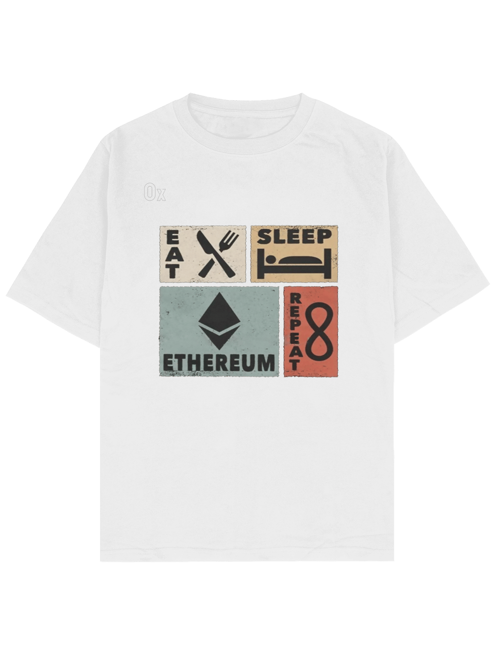 Eat Sleep Repeat Unisex Oversize T-Shirt