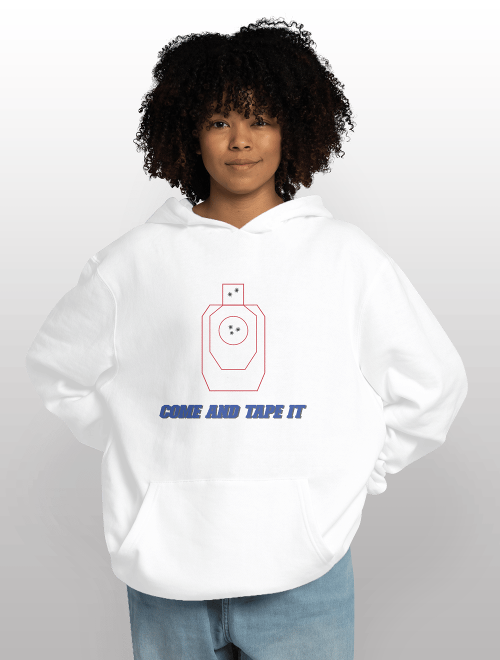 Come And Tape It Oversize Hoodie2