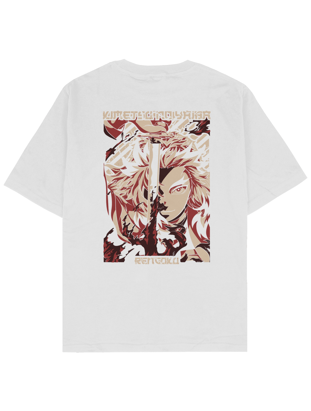 SOF Anime Sırt Baskılı Oversize TShirt