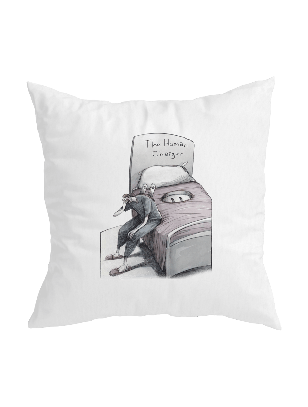 The Human Charger Yastık