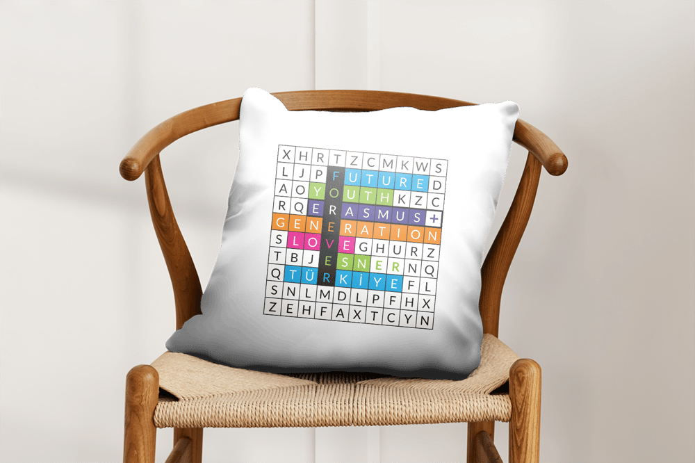 Crossword Pillow