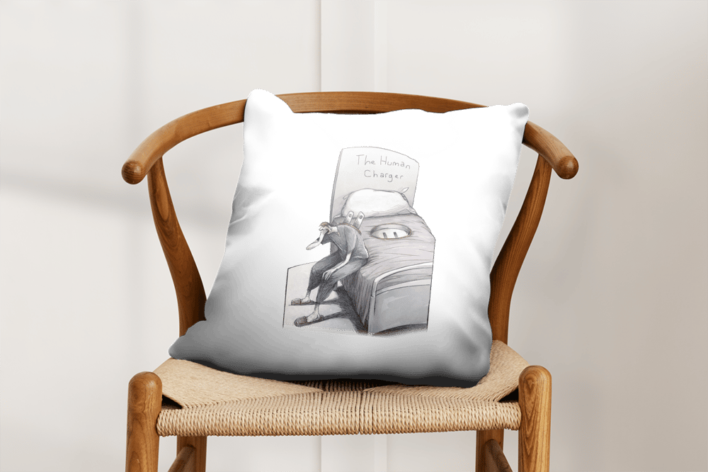 The Human Charger Yastık