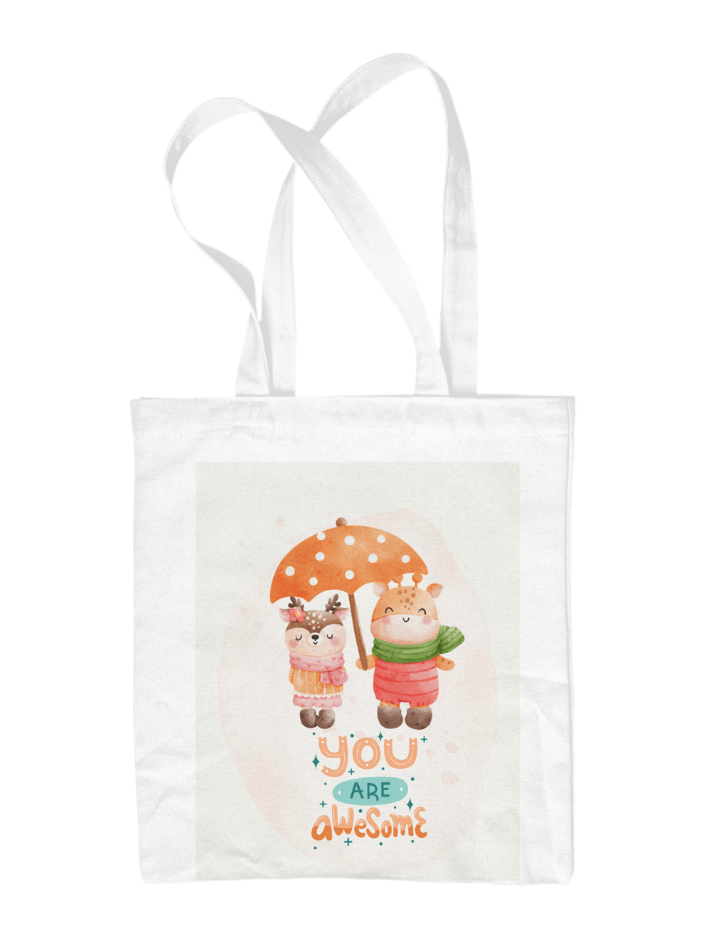 Değerli Bez Çanta Krem