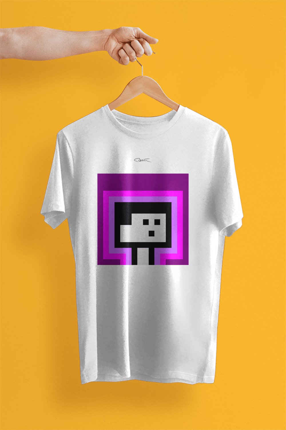 PixelArt T-Shirt Purple