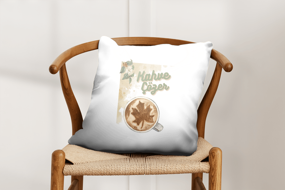Kahve Çözer Yastık
