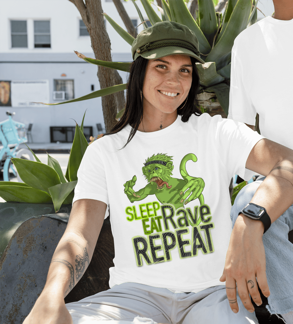 Rave Monkey astralcomplex TShirt 6401359