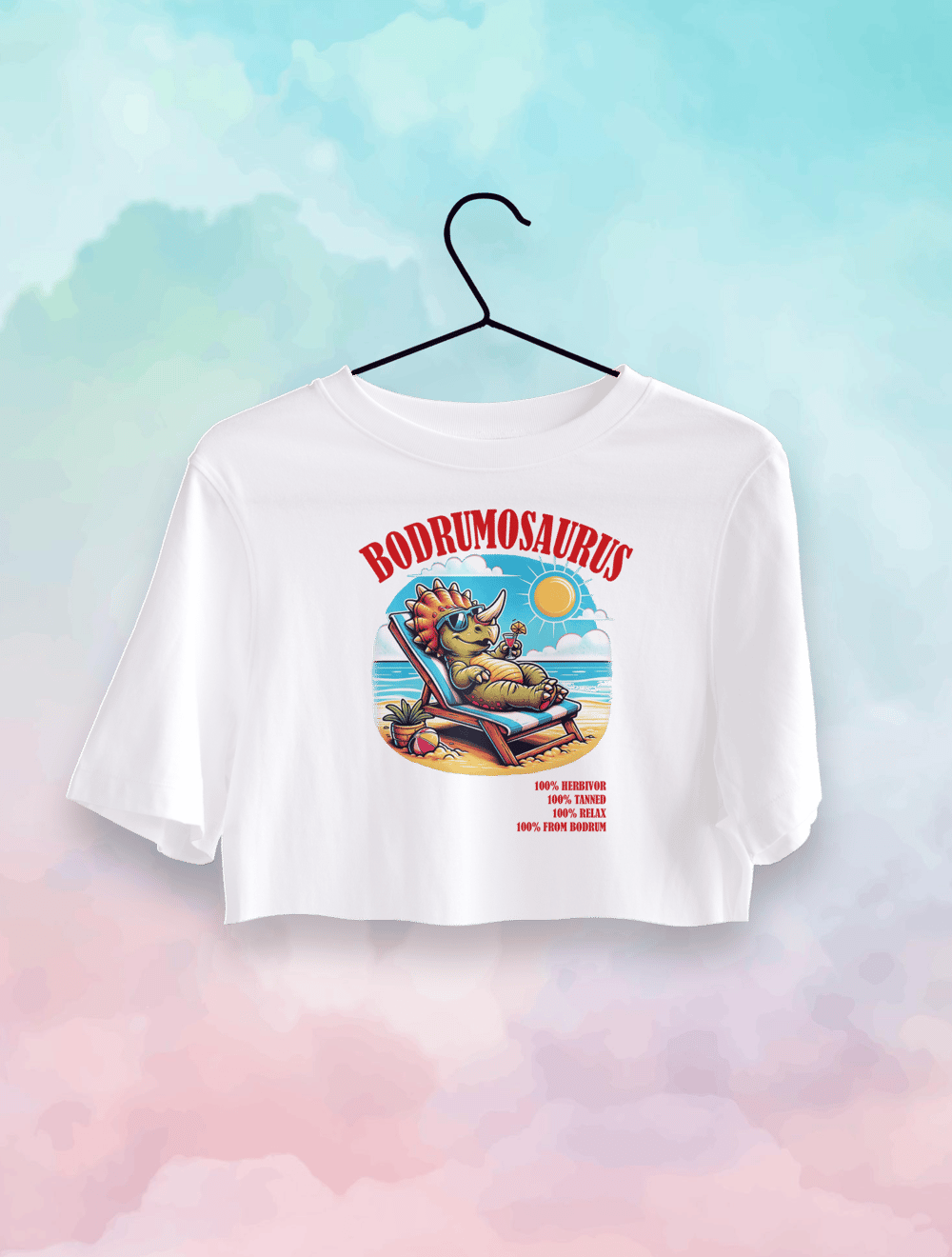 Bodrumosaurus Crop Top Oversize