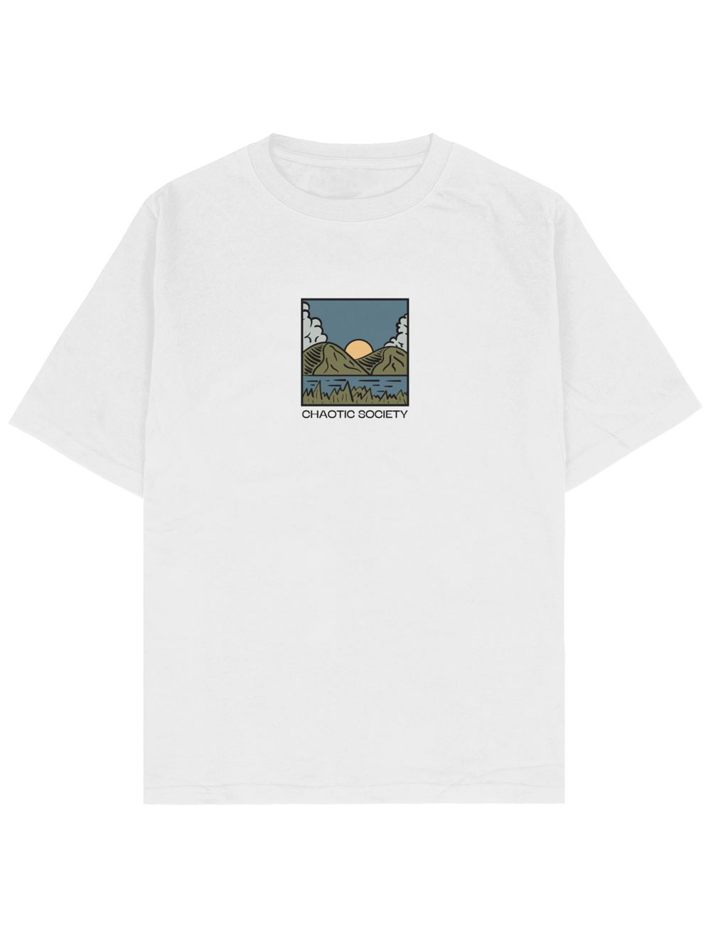 Chaotic Socıety Mountain HsCc Oversize Tshirt  2441545