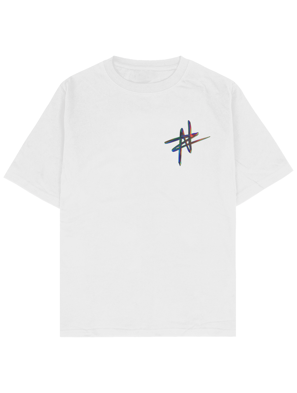 BETERİ YOK USLANMAKTAN BEYAZ OVERSIZE TSHIRT