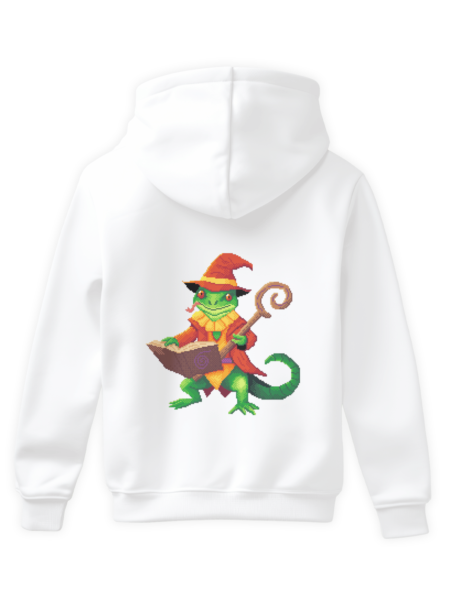 Wizard Lizard Hoodie Sırt Baskı