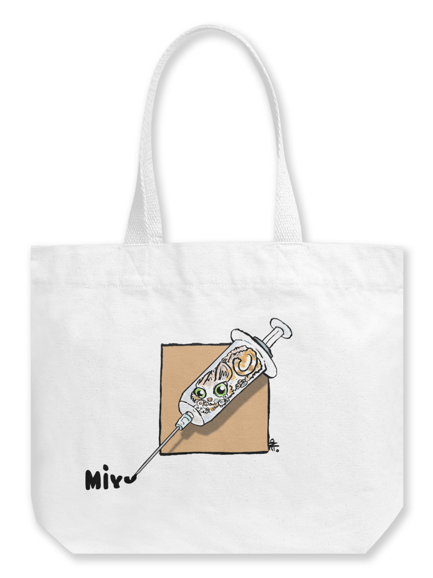 Miyav Büyük Kanvas Çanta