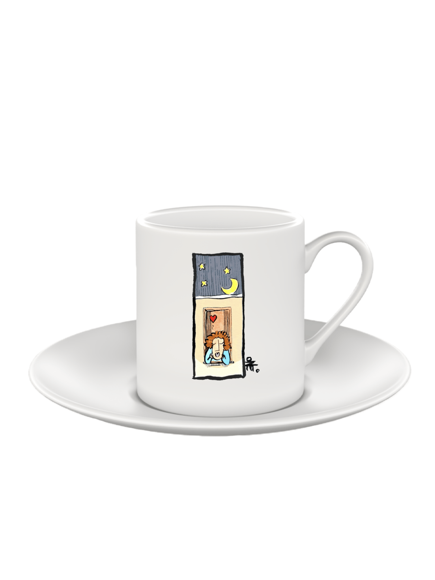 Aşıklar Kadın Türk Kahvesi Fincanı 2080401