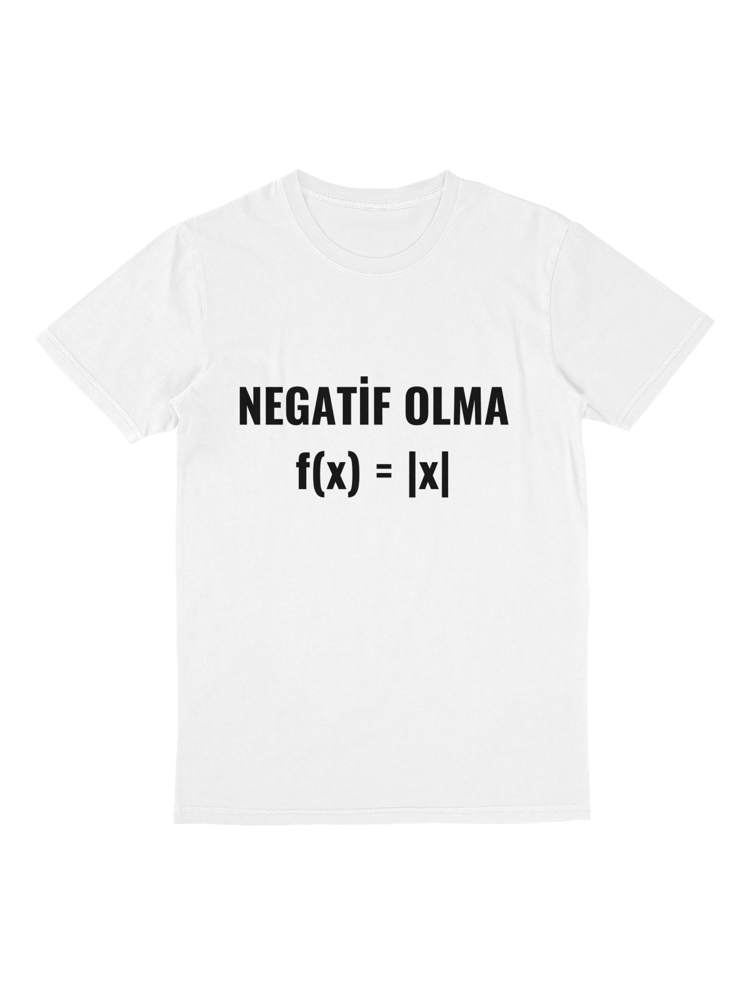 Matematik Giyim Easy Collection TShirt Negatif Olma