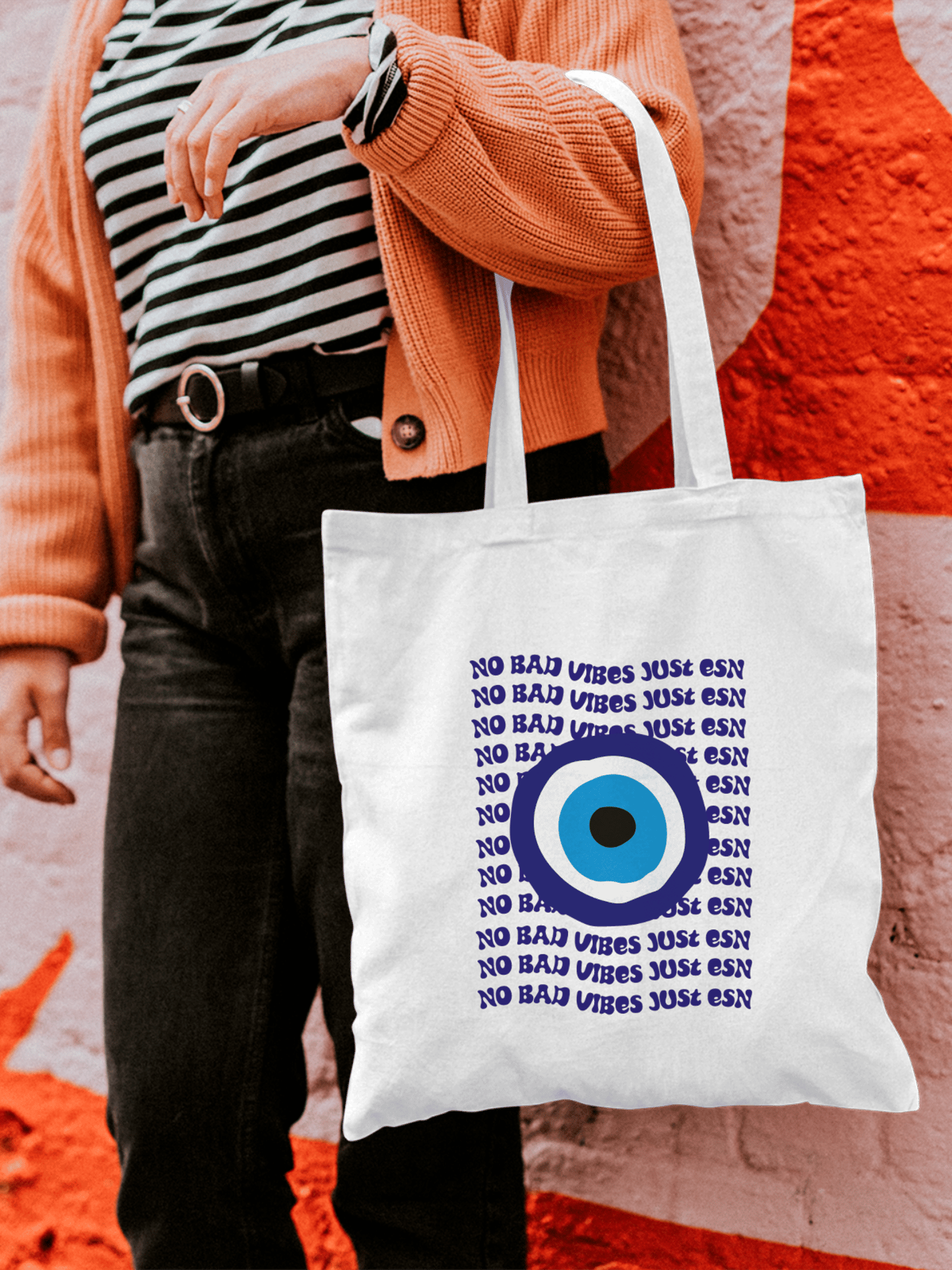 No Bad Vibes Just ESN Bez Çanta
