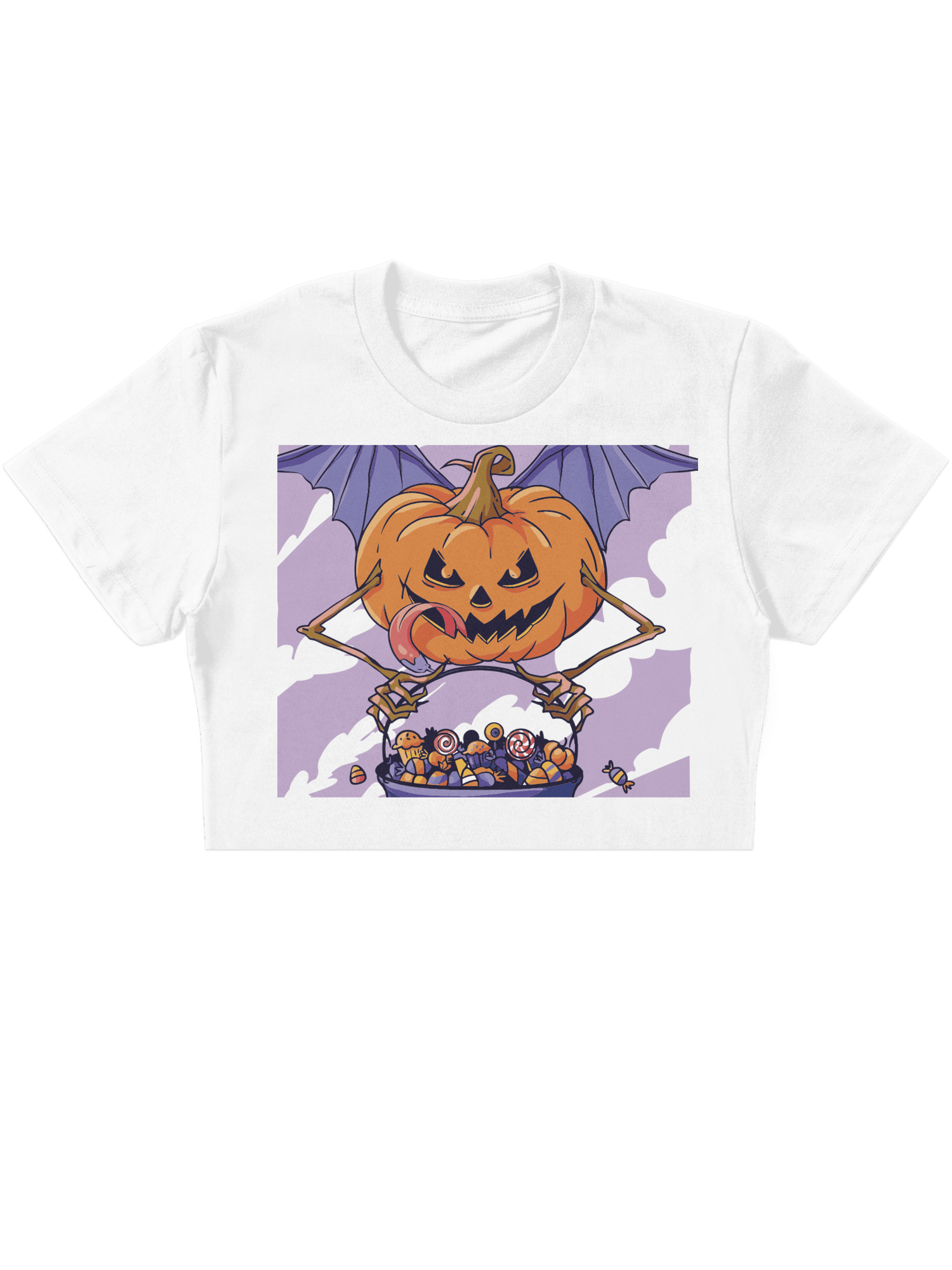Hallowen Deslgned Crop Top 2080645