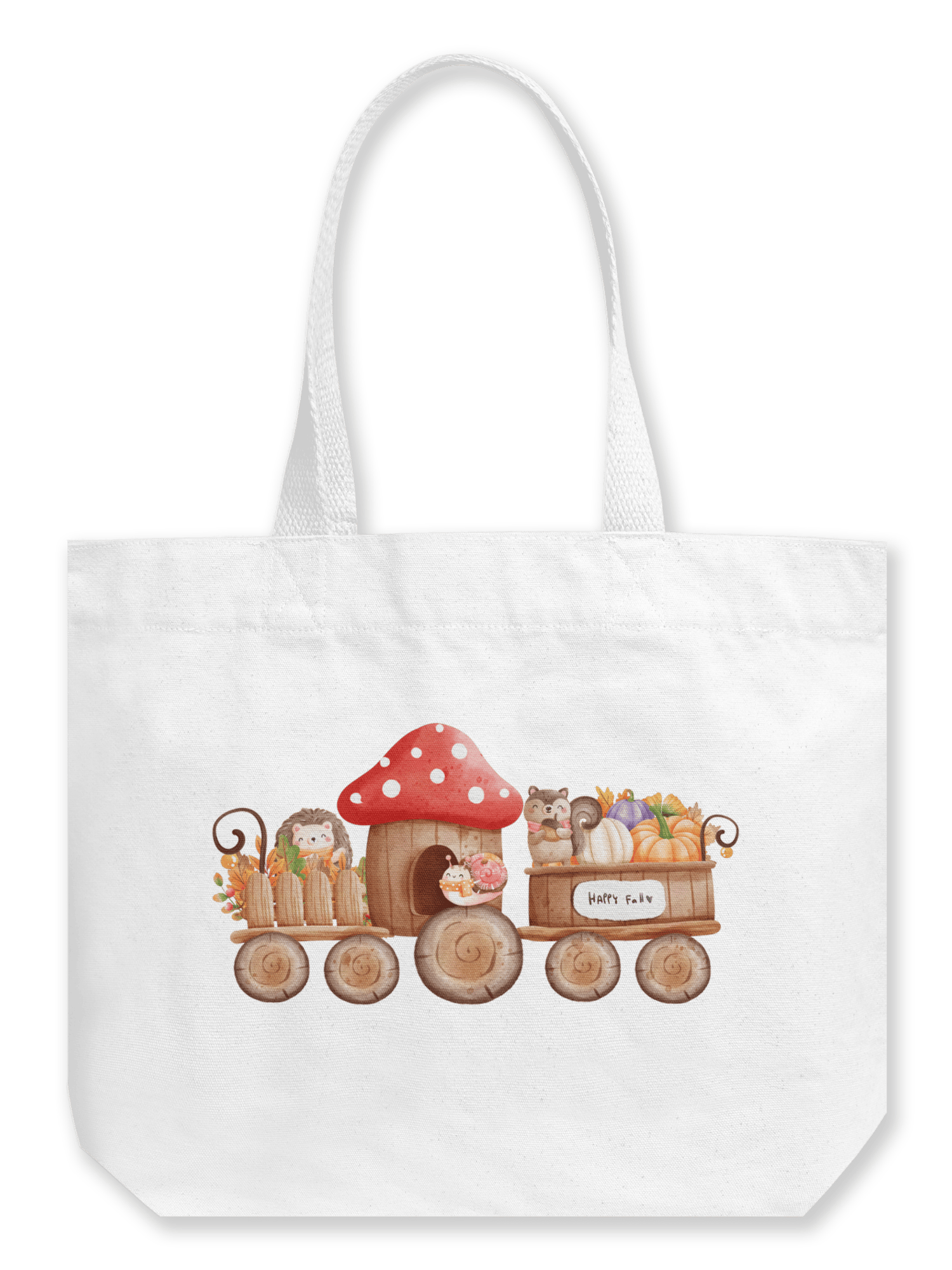 Güz Treni Kanvas Çanta