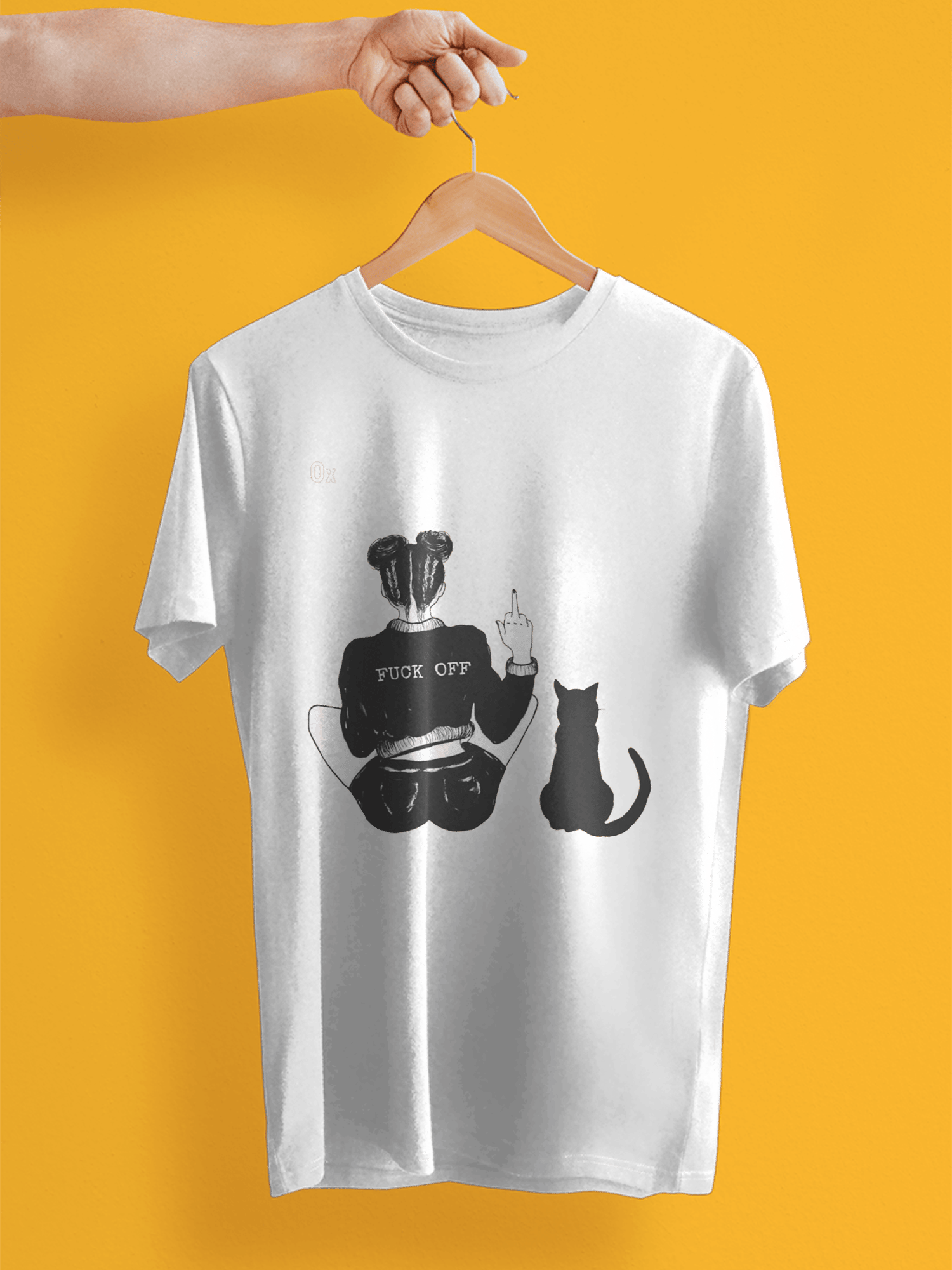 Cat & Girl Unisex T-Shirt