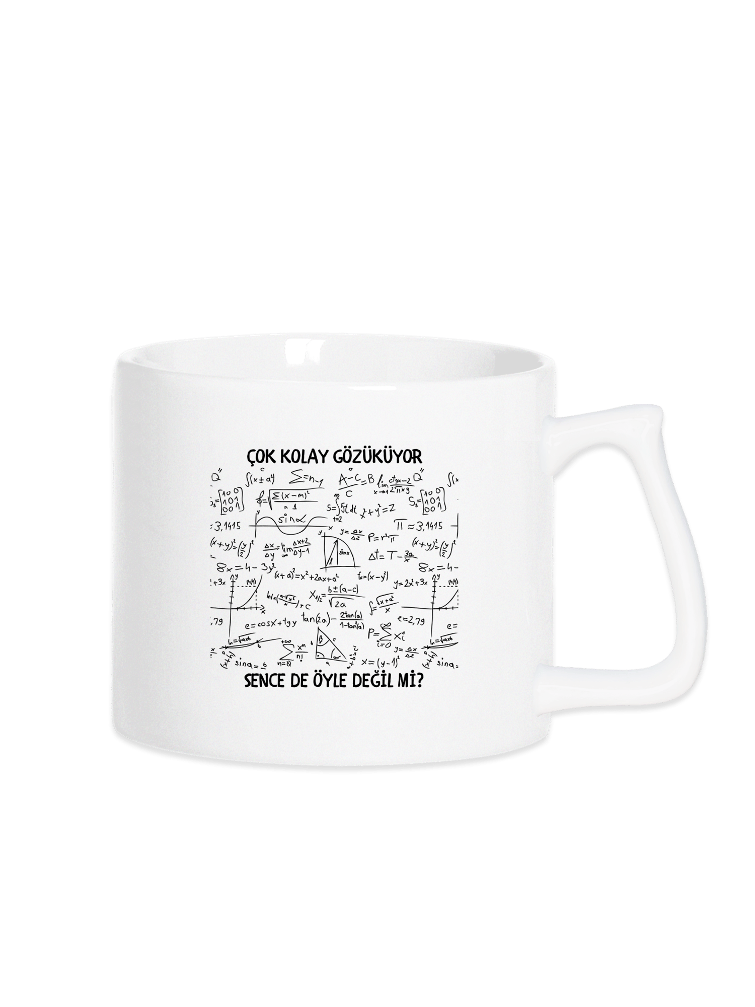 Matematik Giyim Kısa Kupa