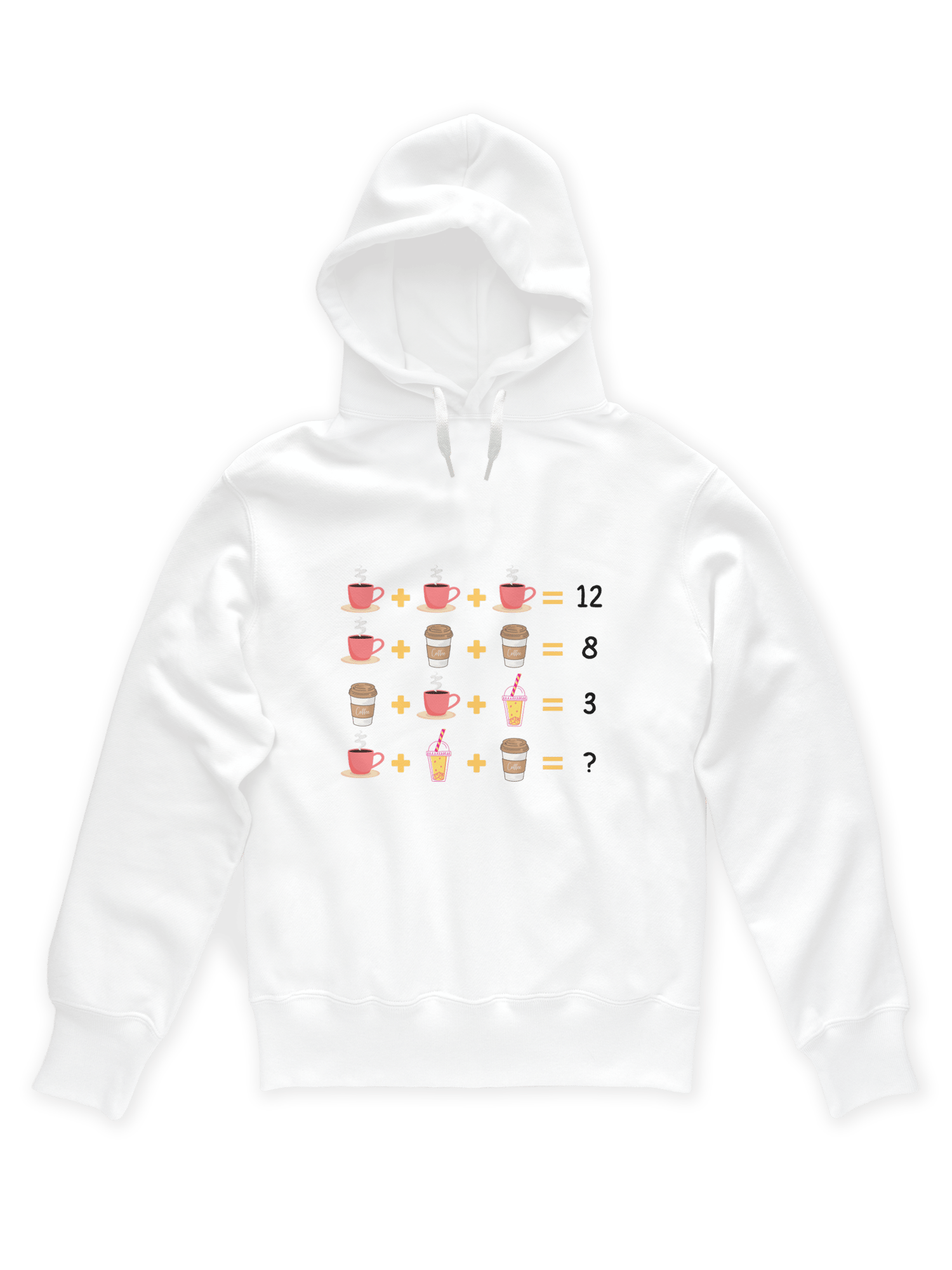 Matematik Giyim Hoodie Kahve aşkı