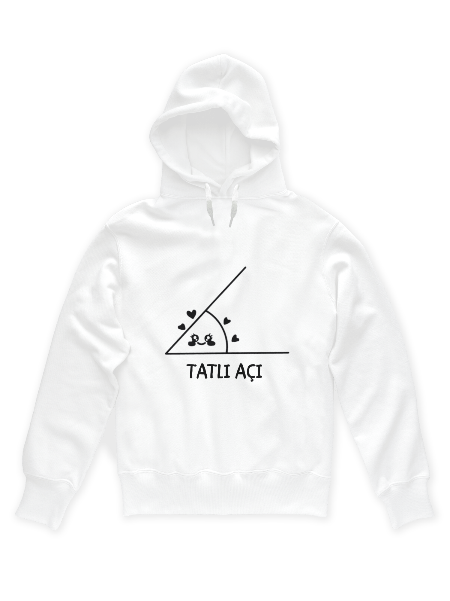 Matematik Giyim Hoodie Tatlı Açı