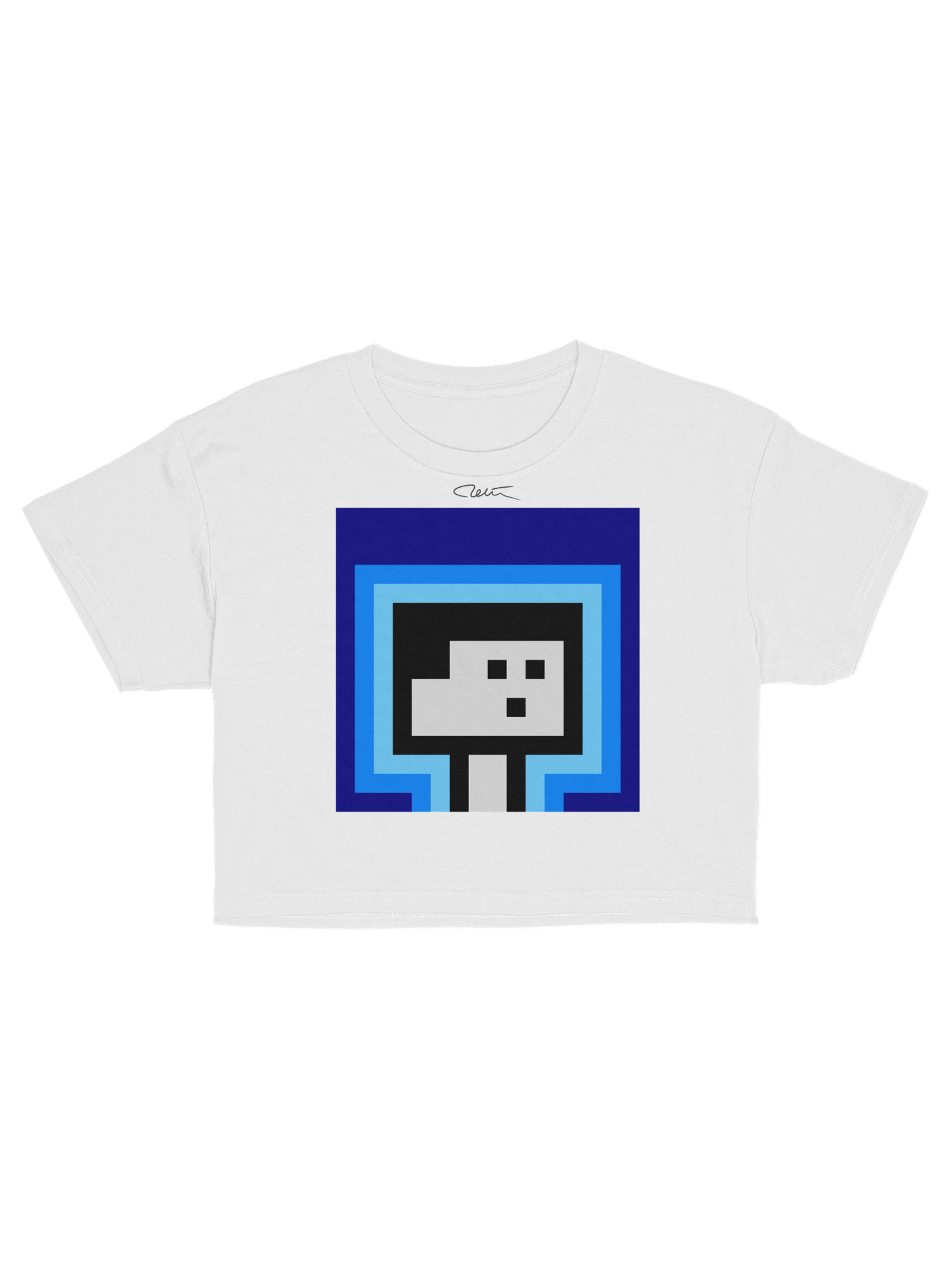 Pixel Art Blue