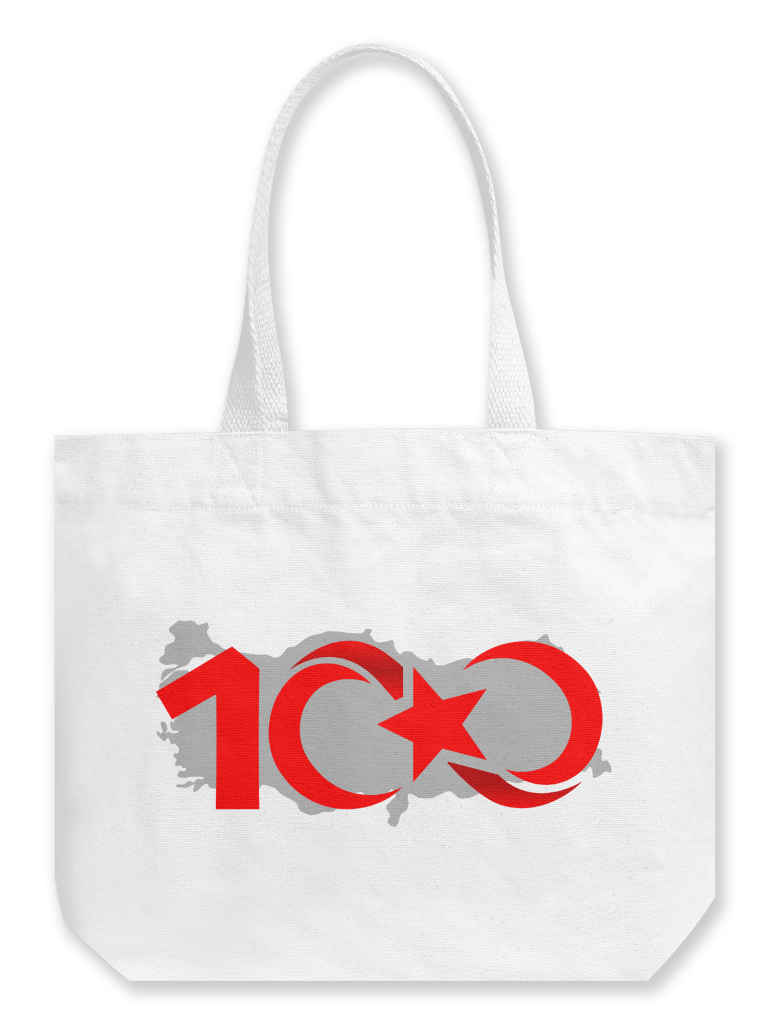 Son Devlet Cumhuriyet Büyük Kanvas Çanta