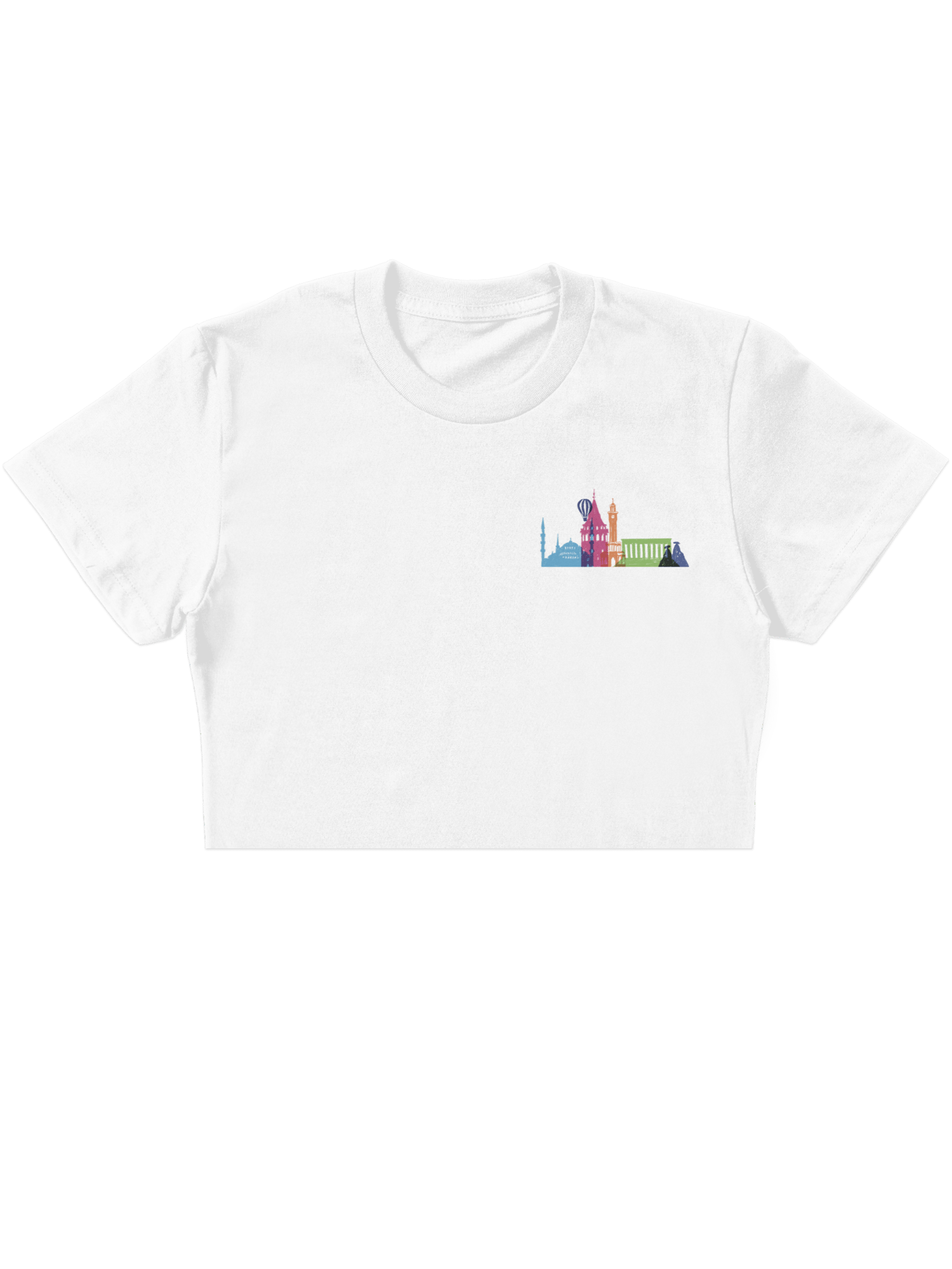 Journey Through Türkiye Crop Top